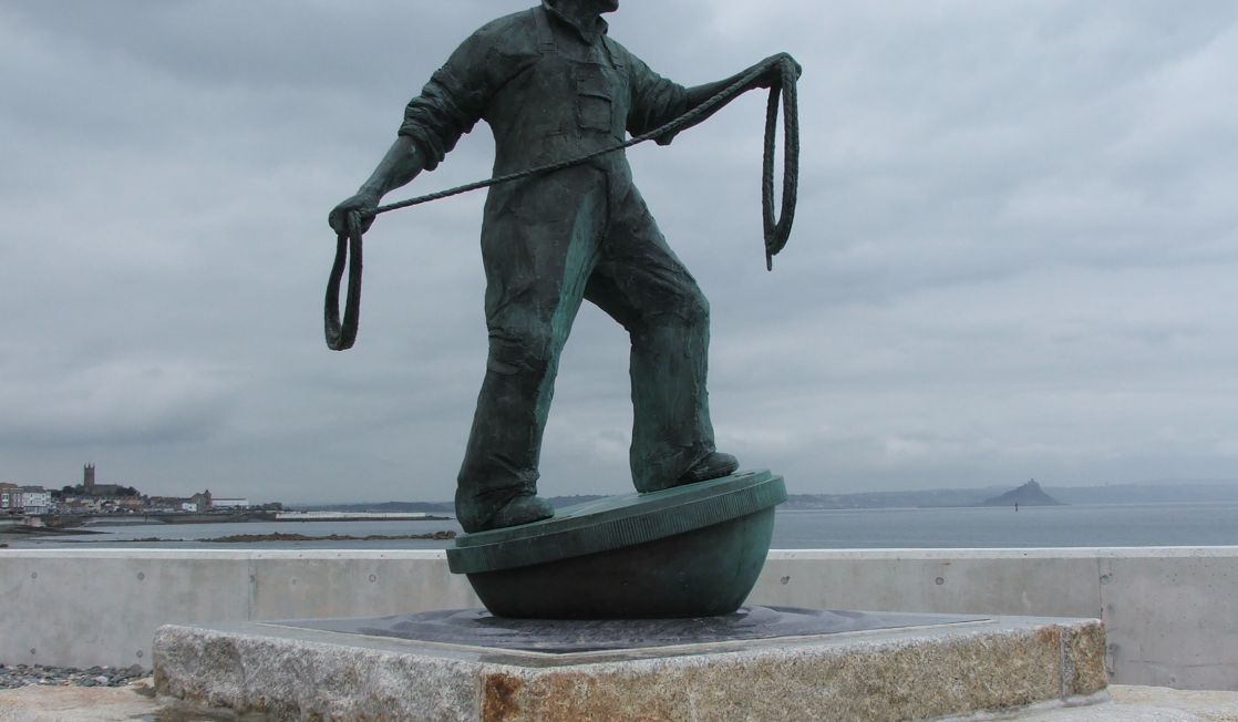 Newlyn Fisherman statue