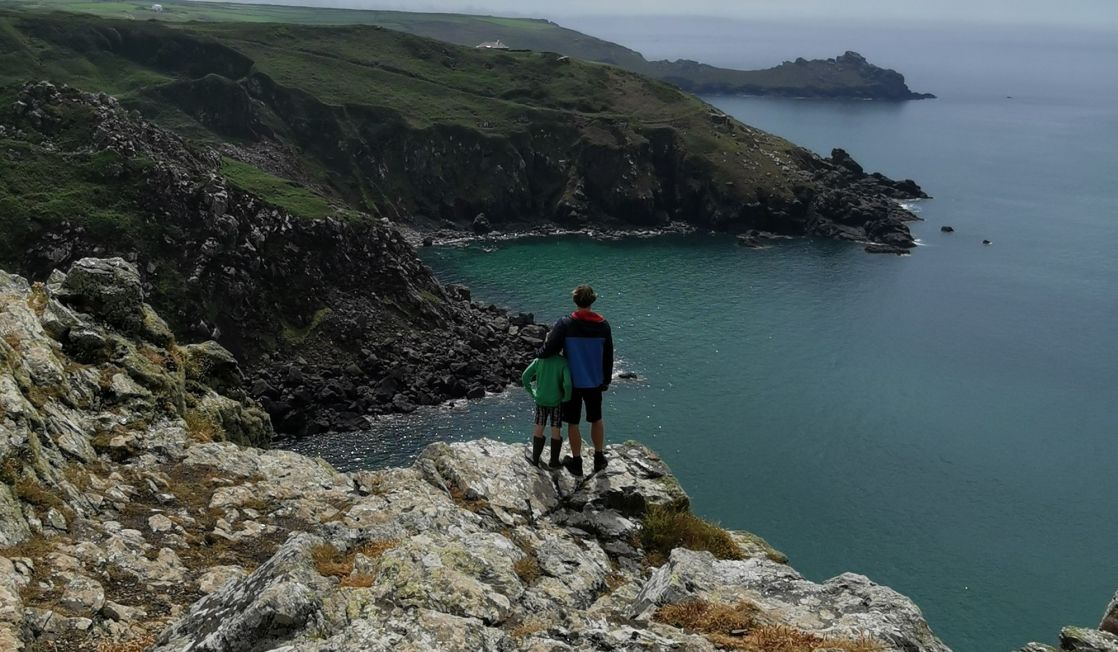 Family at Zennor Head