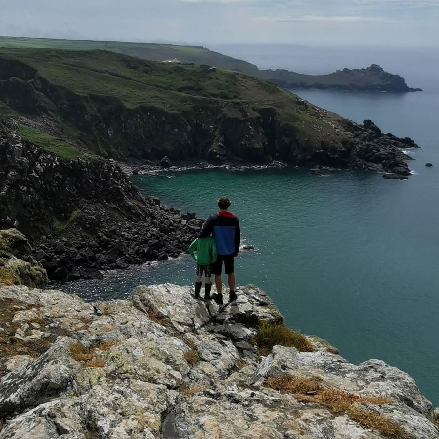 Family at Zennor Head