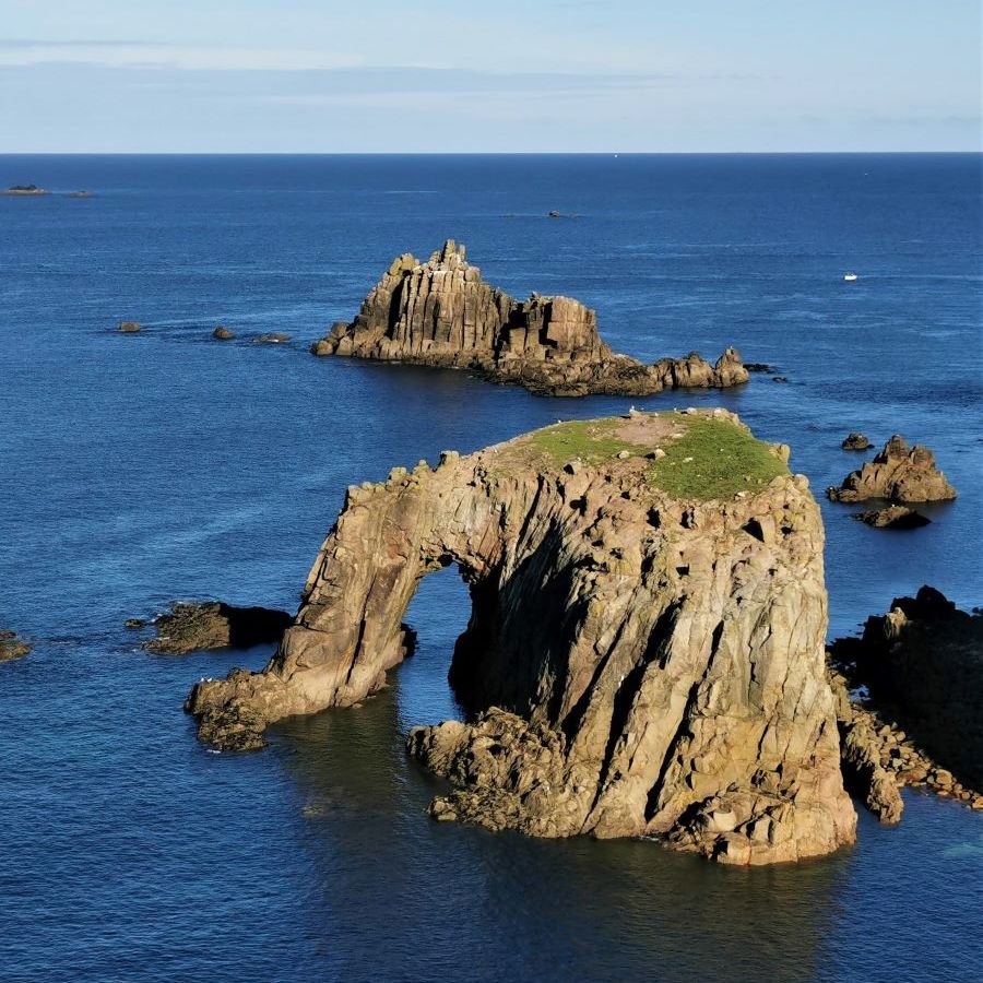 Lands End sea arch and stack