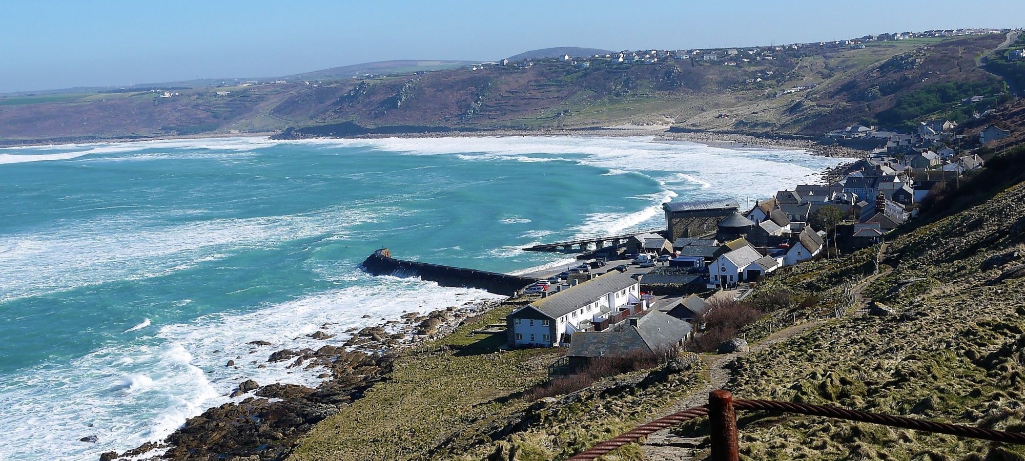 Sennen Cove winter scene
