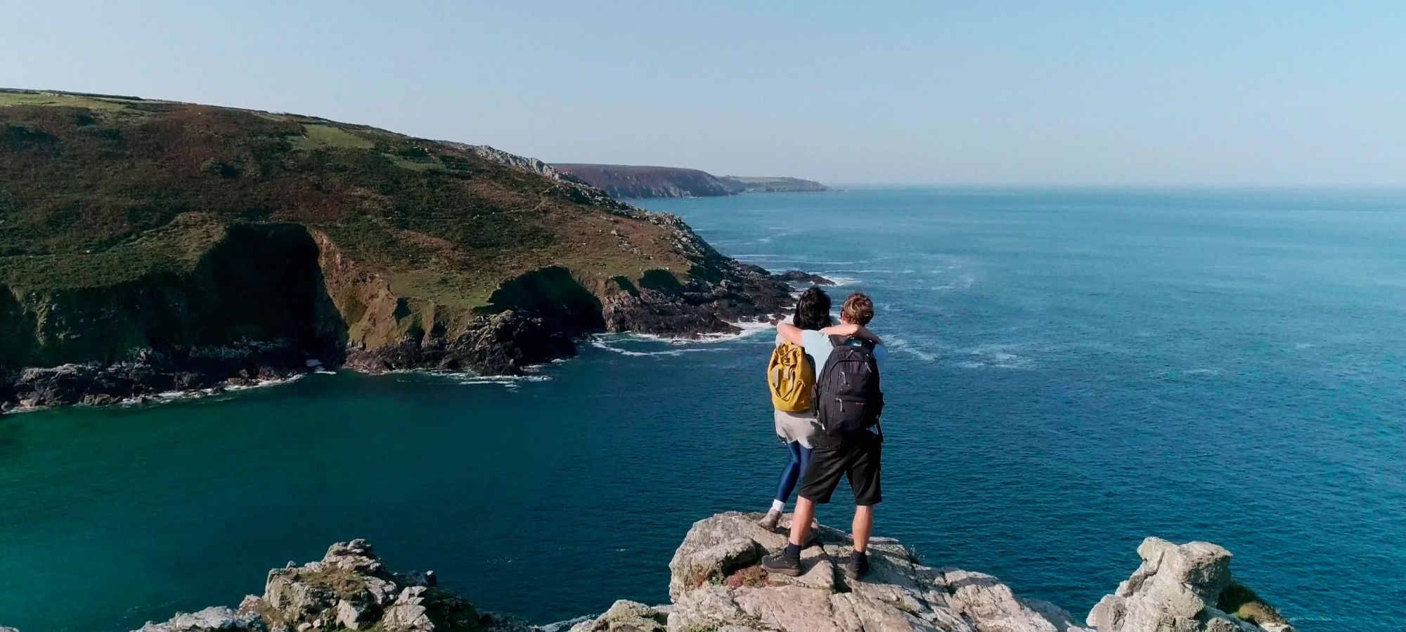 walkers at Porthmeor