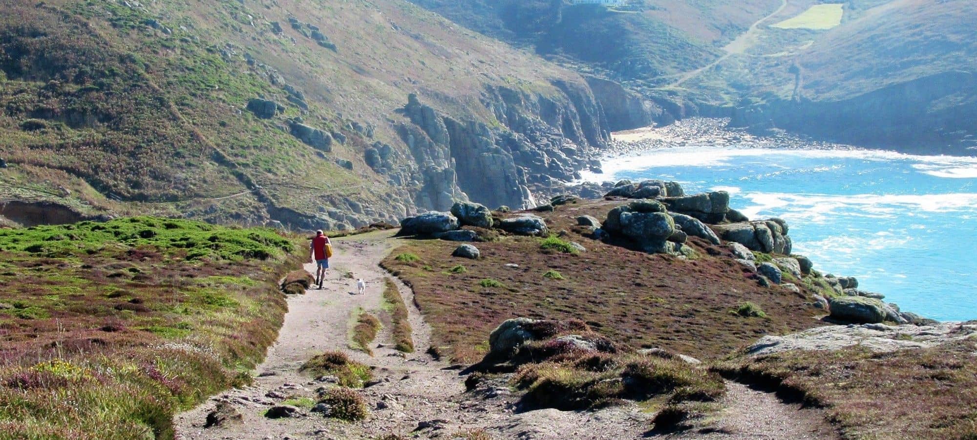 Nanjizal hiker - Cornwall