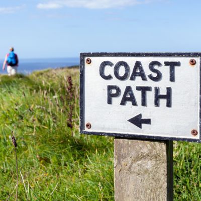 Coast Path sign