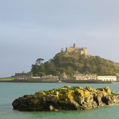 St Michael's Mount at high tide