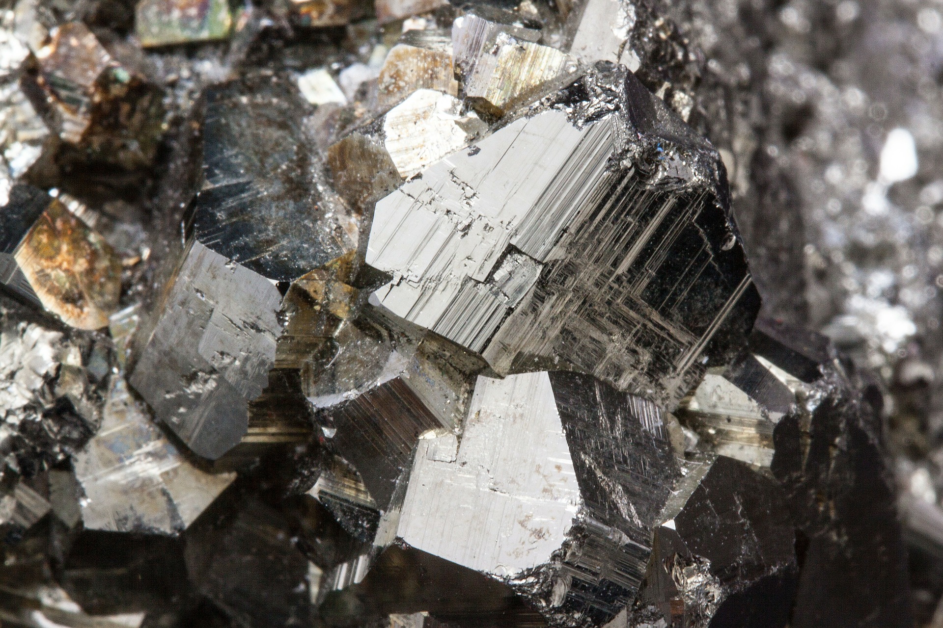 pyrite crystals