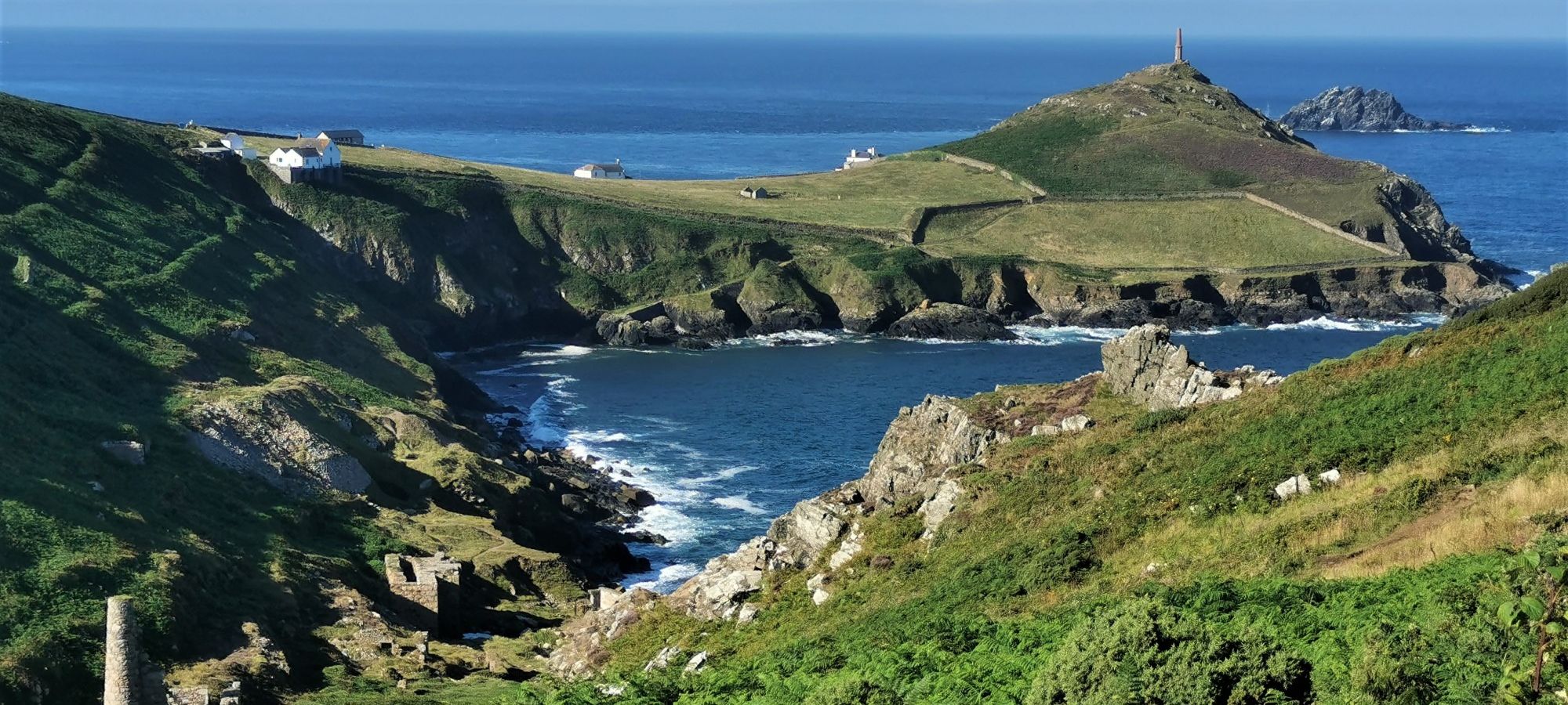 Cape Cornwall in the sun