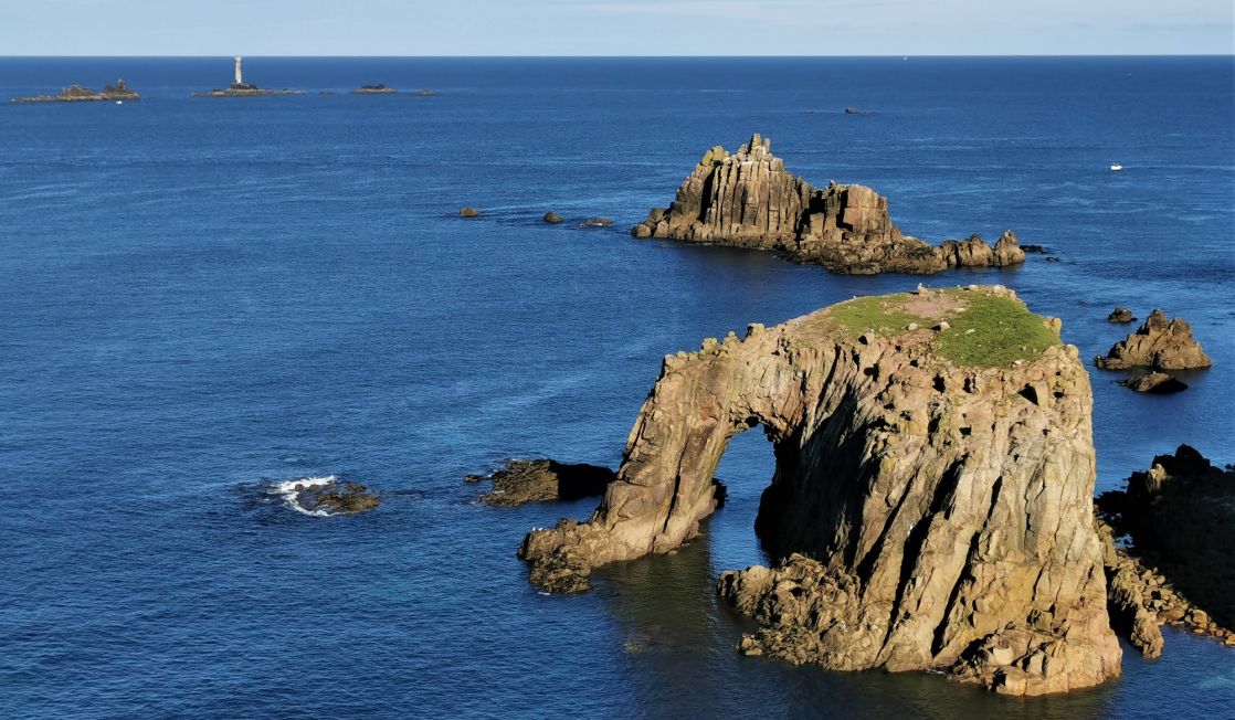 Lands End sea arch and stack