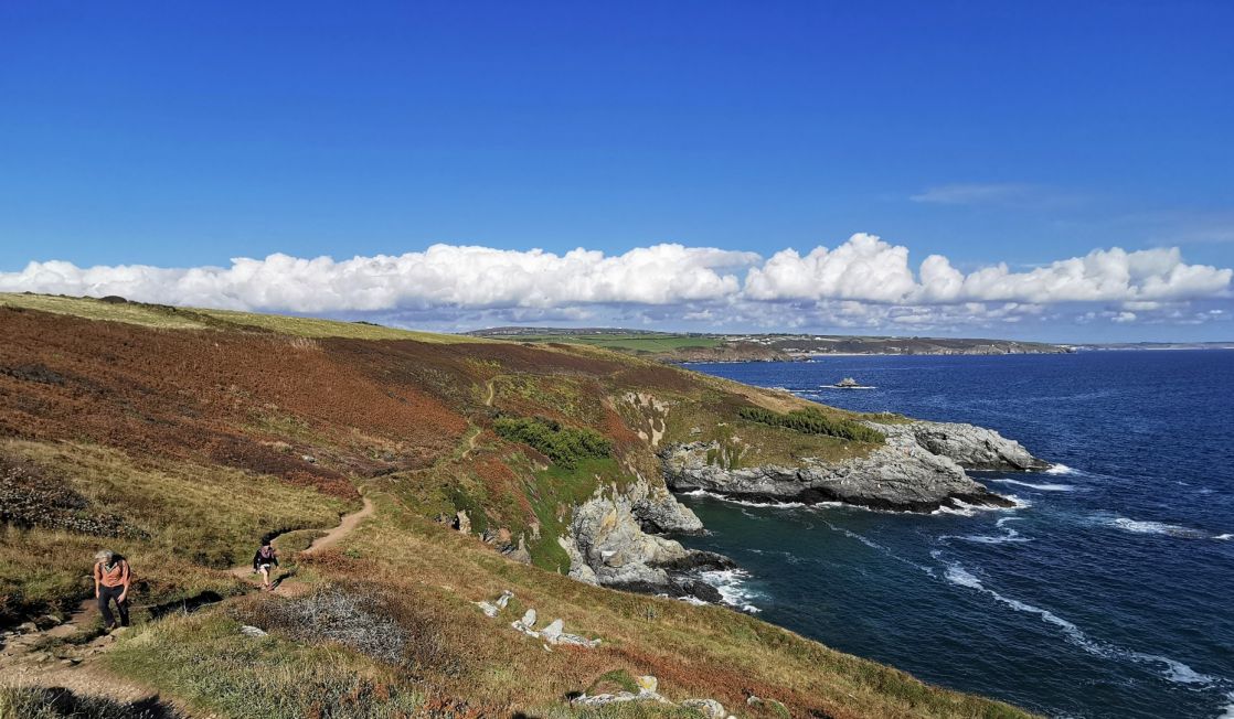 Coast path on the south coast near Prussia Cove