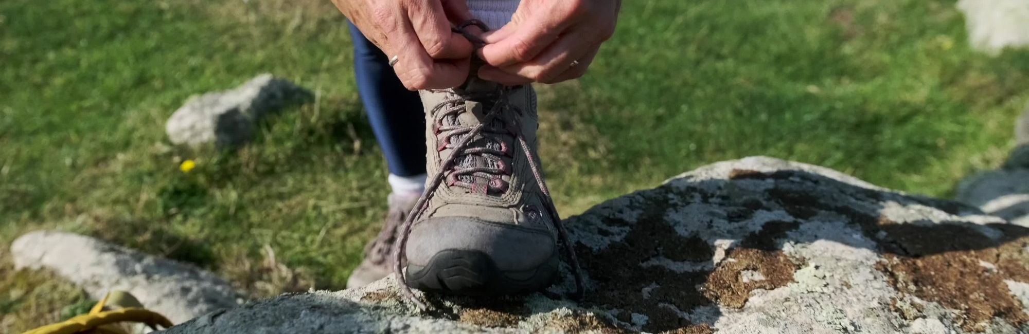 Lacing up boot