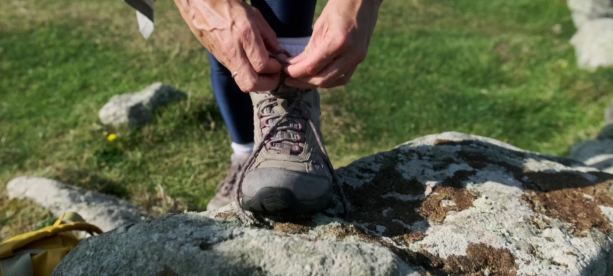 Lacing up boot