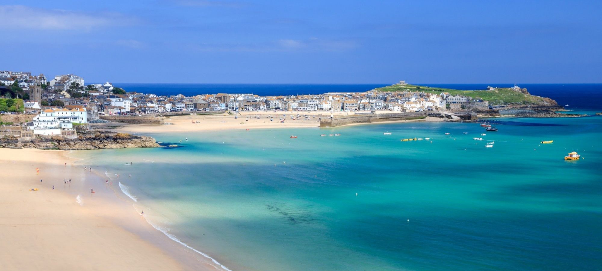 St Ives Harbour and Porthminster beach