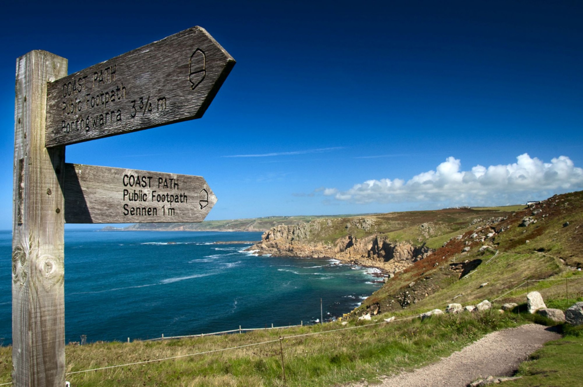 Lands End looking towards Sennen. Photographer Dean Feast