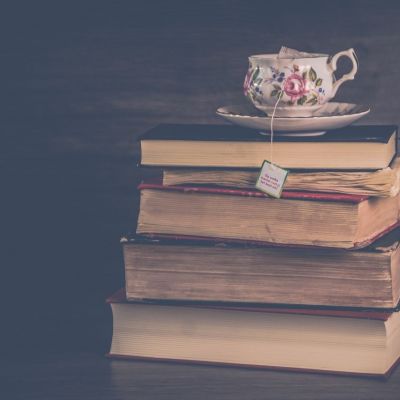 pile of books